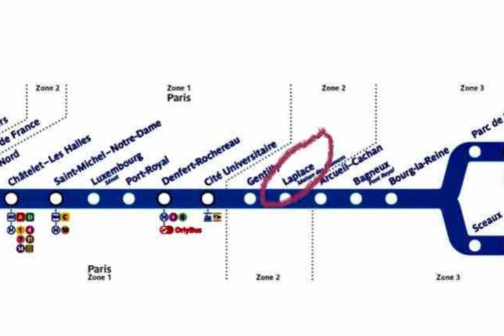 Beau T3 A Arcueil A 3 Min Rer B « Laplace » Екстериор снимка