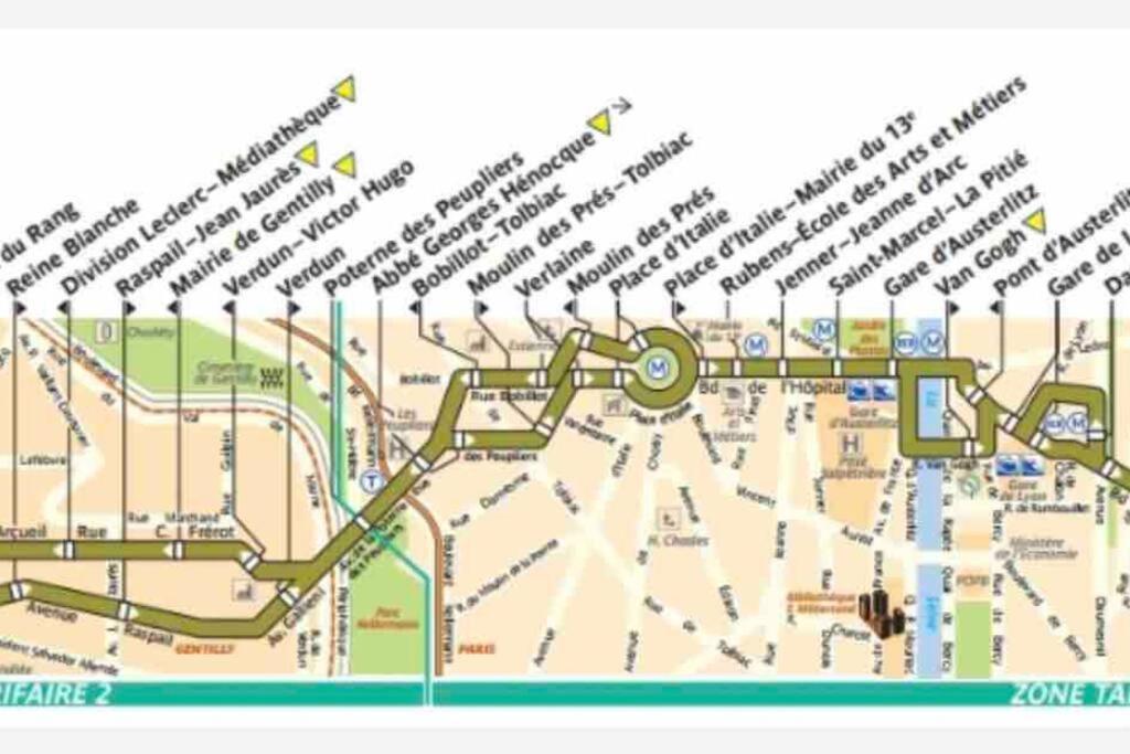 Beau T3 A Arcueil A 3 Min Rer B « Laplace » Екстериор снимка